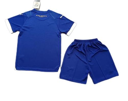 Kids-Marseilles 23/24 Away Dark Blue Soccer Jersey