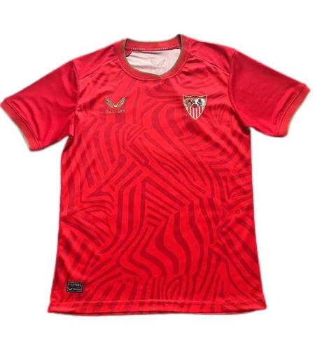 Sevilla 23/24 Away Red Soccer Jersey