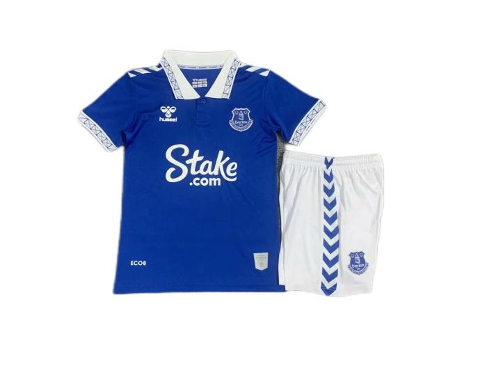 Kids-Everton 23/24 Home Soccer Jersey