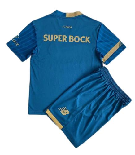 Kids-Porto 23/24 Third Blue Soccer Jersey