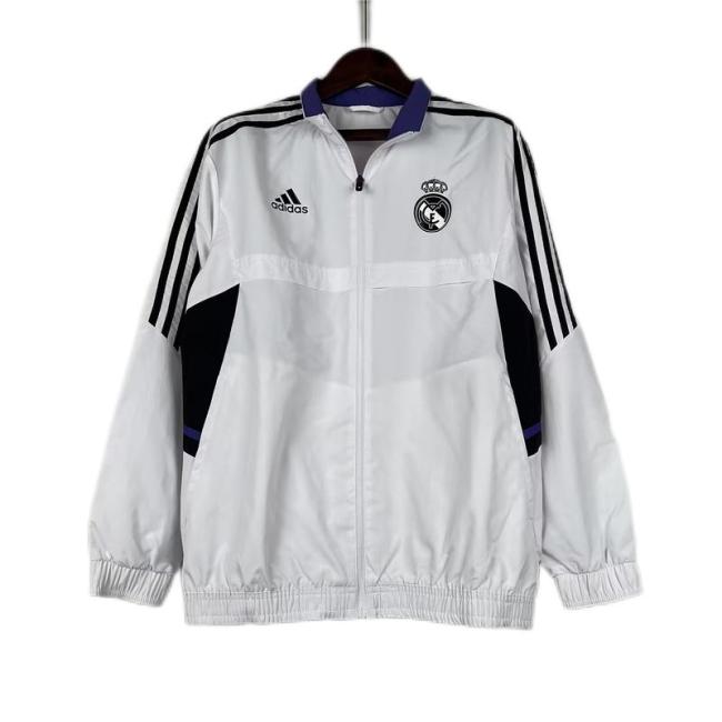 Real Madrid 23/24 Wind Coat - White