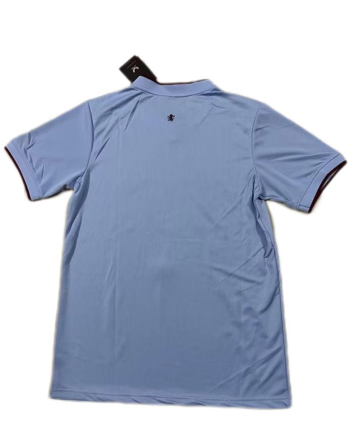 Aston Villa 23/24 Away Light Blue Soccer Jersey