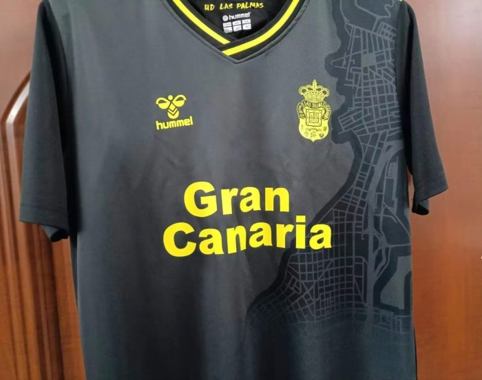 Las Palmas 23/24 Away Black Soccer Jersey