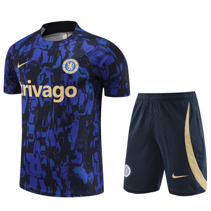 Chelsea 23/24 Black/Blue Training Kit Jersey