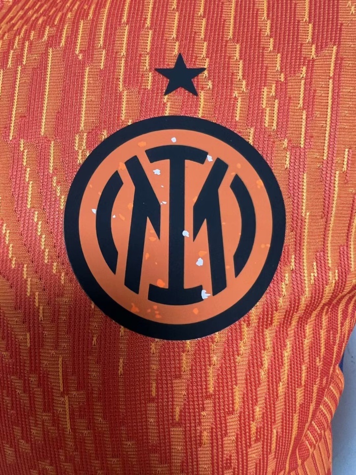 Inter Milan 23/24 Third Orange Jersey(Player)