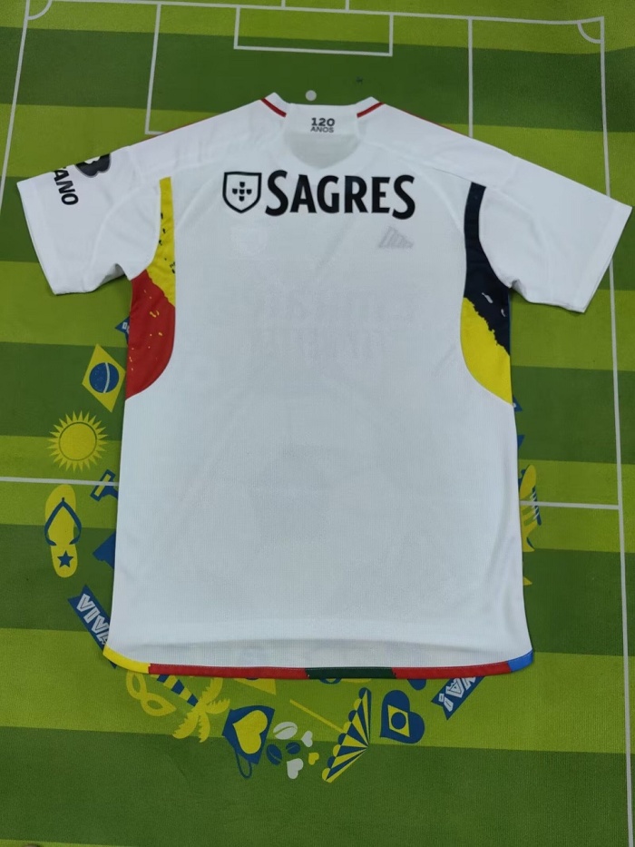 Benfica 23/24 Third White Soccer Jersey