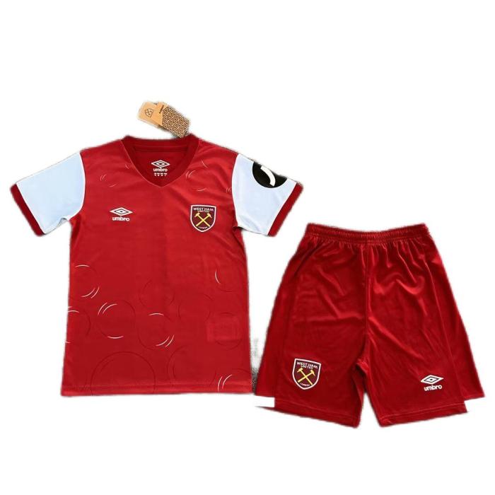 Kids-West Ham 23/24 Home Soccer Jersey