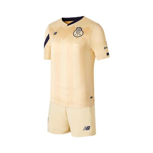 Kids-Porto 23/24 Away Light Beige Soccer Jersey