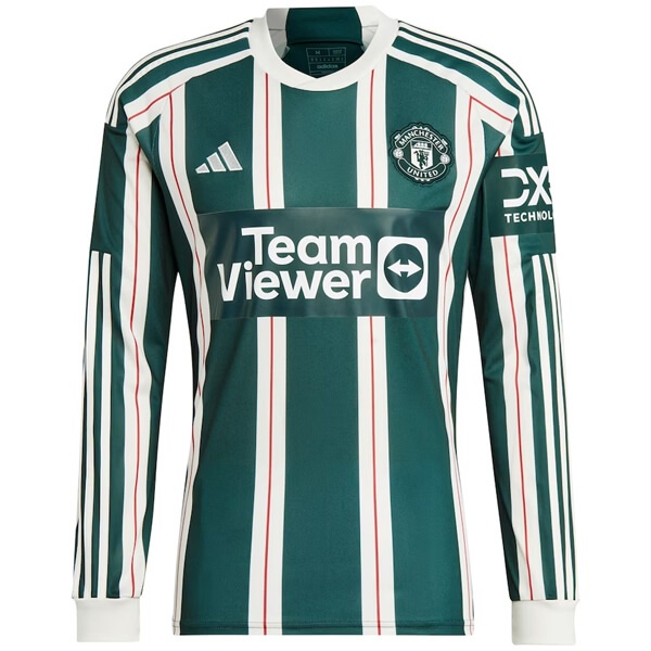 Manchester Utd 23/24 Away Green Long Jersey(Player)