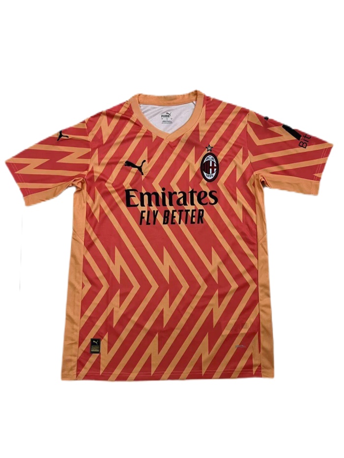 AC Milan 23/24 GK Orange Soccer Jersey