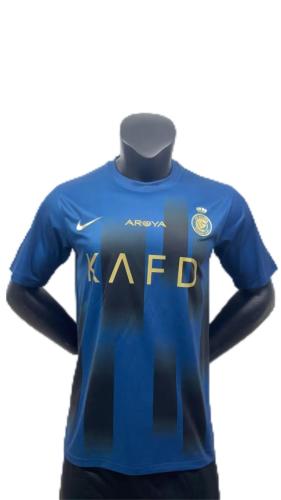 Al-Nassr 23/24 Away Dark Blue Soccer Jersey