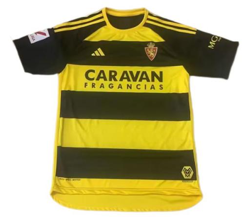 Zaragoza 23/24 Away Black/Yellow Soccer Jersey