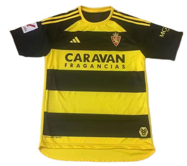 Zaragoza 23/24 Away Black/Yellow Soccer Jersey