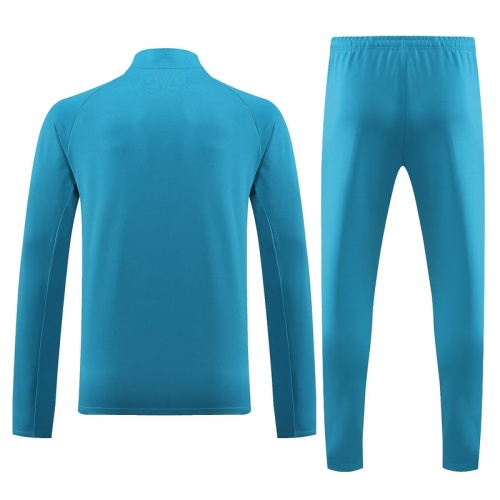 Manchester City 23/24 Tracksuit - White/Sky Blue