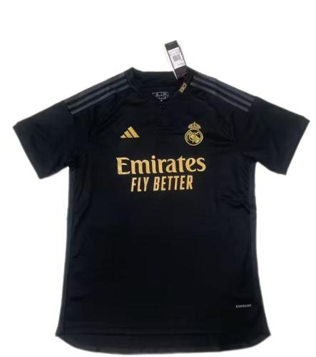 Real Madrid 23/24 Third Black Soccer Jersey
