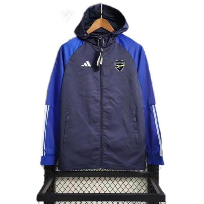 Arsenal 23/24 Wind Coat - Dark Blue