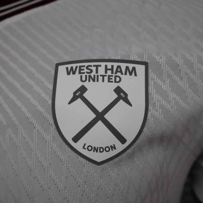 Westham 23/24 Away White Soccer Jersey(Player)