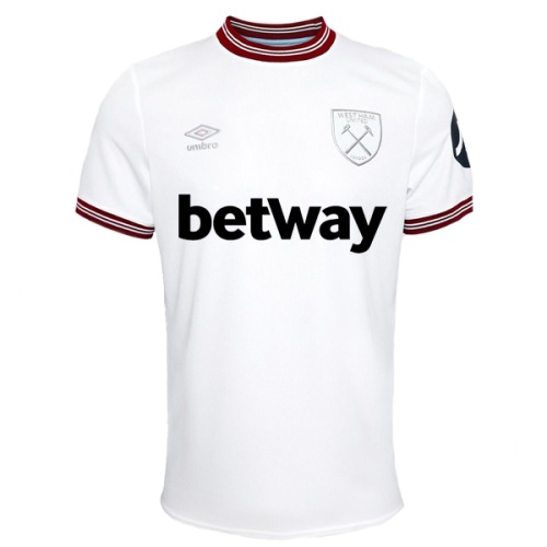 Westham 23/24 Away White Soccer Jersey(Player)