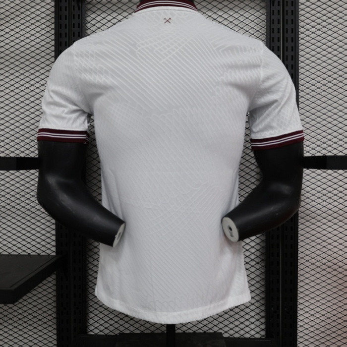 Westham 23/24 Away White Soccer Jersey(Player)