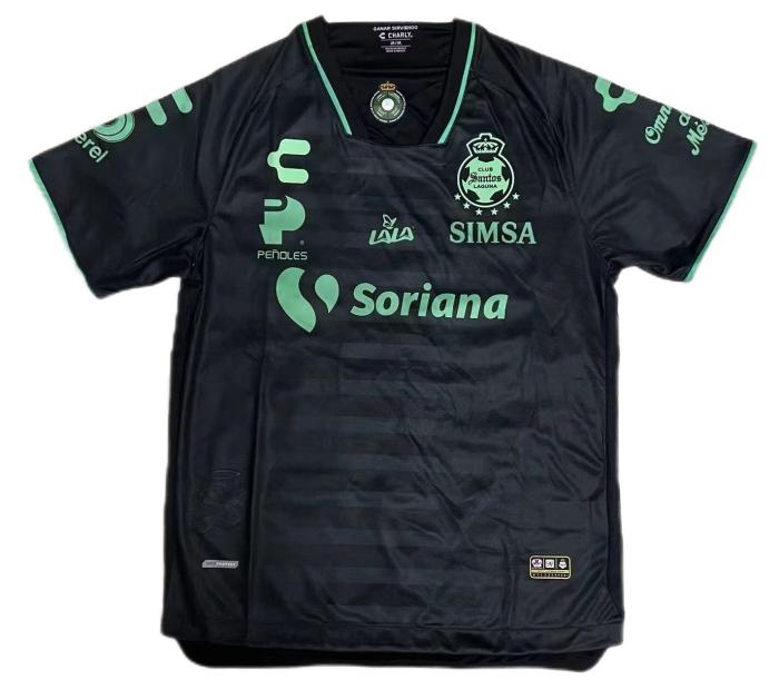 Santos Laguna 23/24 Away Black Soccer Jersey