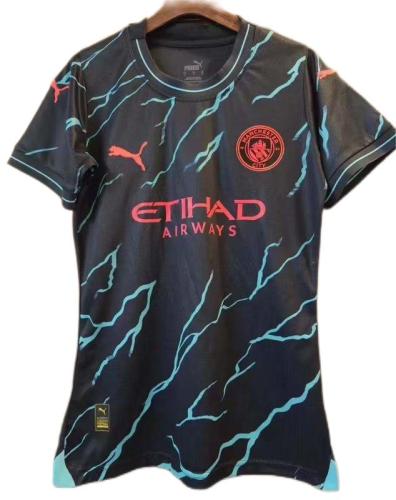 Chelsea Woman 23/24 Third Black/Blue Soccer Jersey