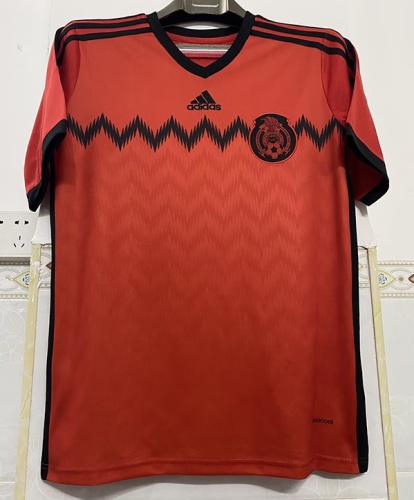 Mexico 2014 World Cup Away Orange Soccer Jersey