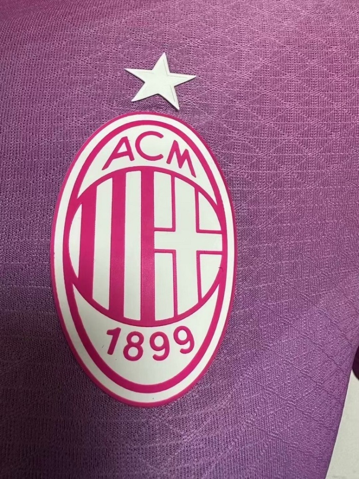 AC Milan 23/24 Third Pink/Purple Jersey(Player)