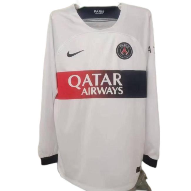 Paris St Germain 23/24 Away White Long Jersey