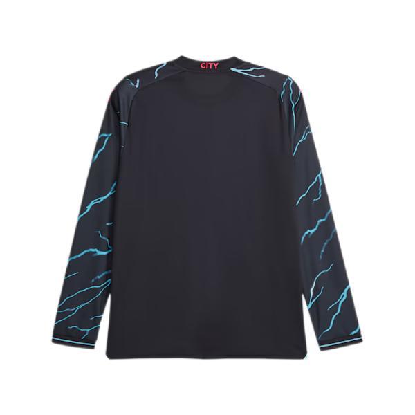 Manchester City 23/24 Third Black/Blue Long Jersey