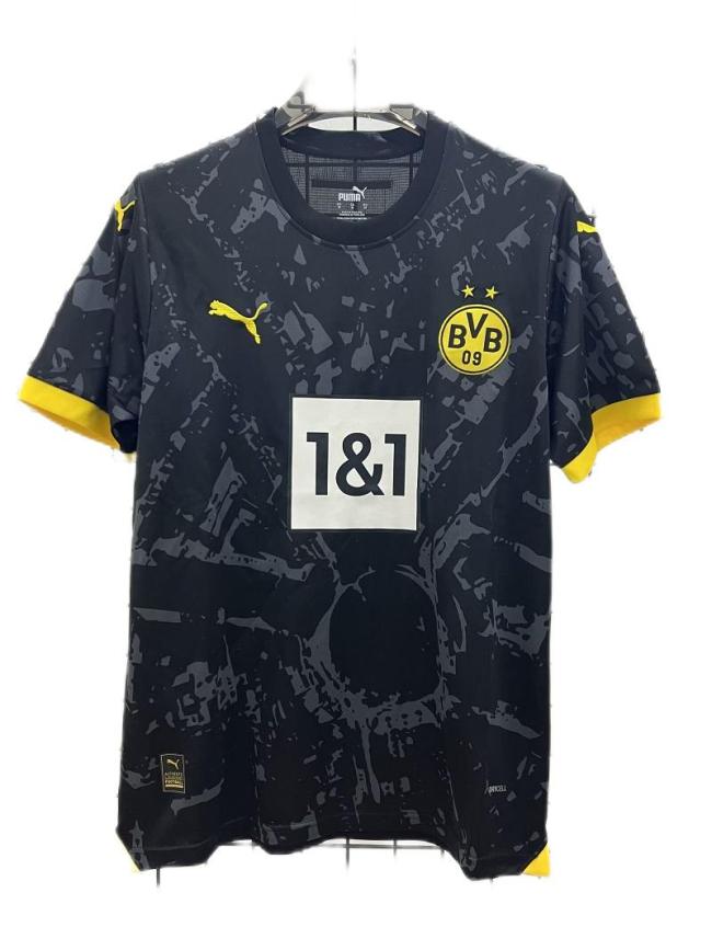 Dortmund 23/24 Away Black Soccer Jersey