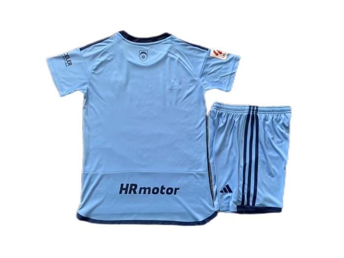 Kids-Osasuna 23/24 Away Blue Soccer Jersey
