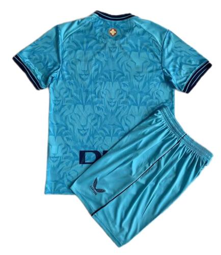 Kids-Athletic Bilbao 23/24 Away Blue Soccer Jersey