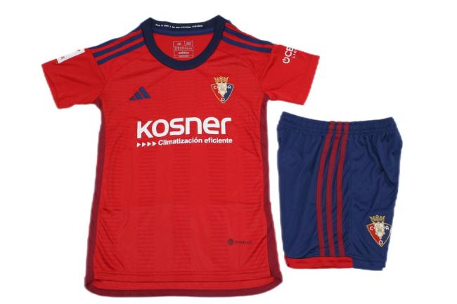 Kids-Osasuna 23/24 Home Soccer Jersey