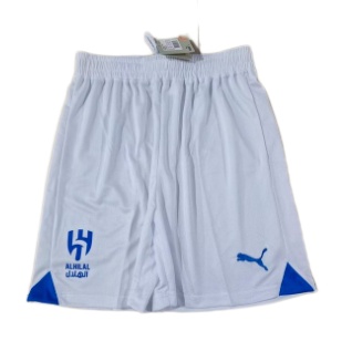 Al-Hilal 23/24 Away White Soccer Shorts