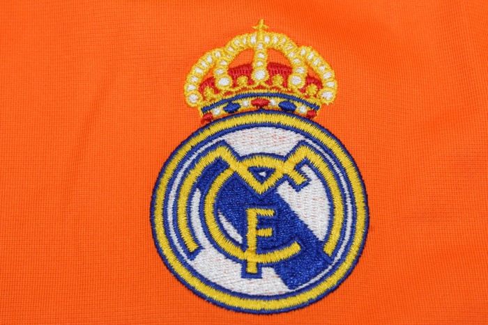 Real Madrid 13/14 Third Orange Long Soccer Jersey