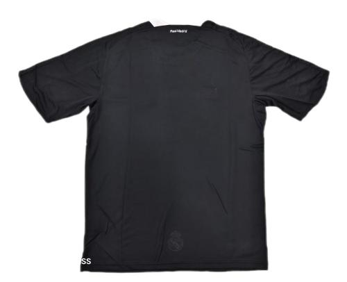 Real Madrid 08/09 Third Black Soccer Jersey