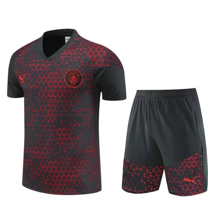 Manchester City 23/24 Red/Black Training Kit Jersey