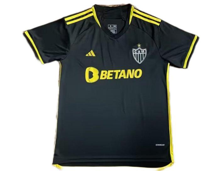 Atletico Mineiro 23/24 Third Black/Yellow Soccer Jerseys