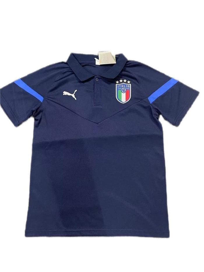 Italy 23/24 Navy Blue Polo Shirts