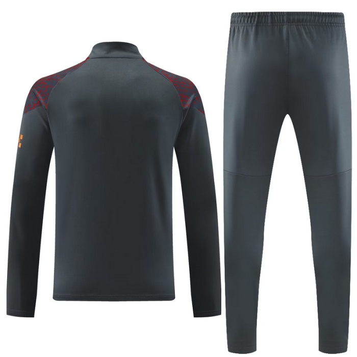 Manchester City 23/24 Tracksuit - Grey/Orange