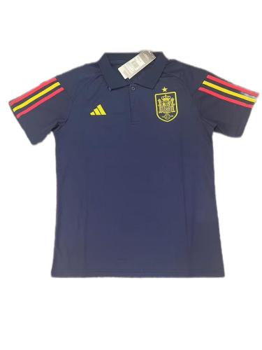 Spain 23/24 Navy Blue Polo Shirts