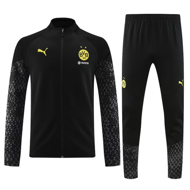 Dortmund 23/24 Tracksuit - Black/Grey