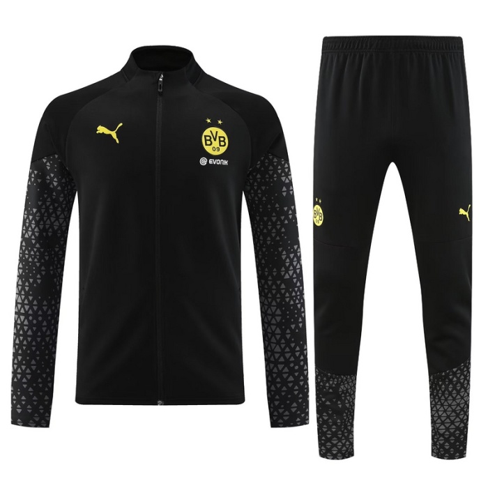 Dortmund 23/24 Tracksuit - Black/Grey