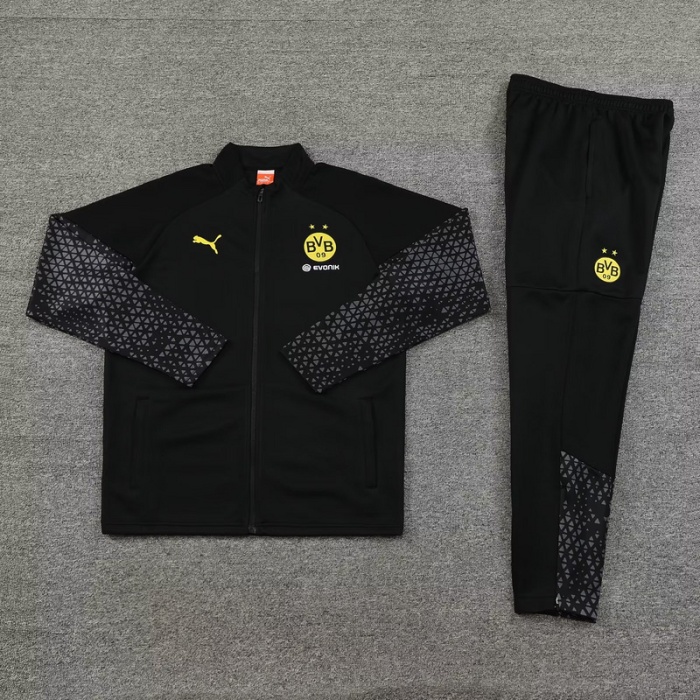 Dortmund 23/24 Tracksuit - Black/Grey