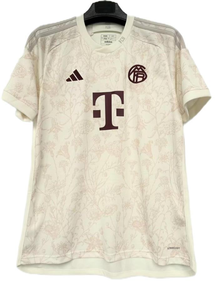 Bayern Munich 23/24 Third White Soccer Jersey