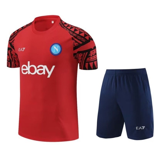 Napoli 23/24 Red Training Kit Jerseys