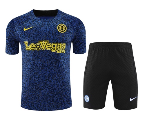 Inter Milan 23/24 Dark Blue/Yellow Training Kit Jersey