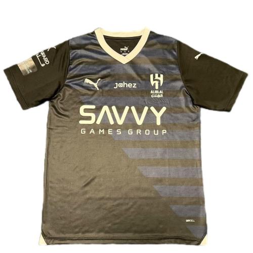 Al-Hilal 23/24 Third Black Soccer Jersey