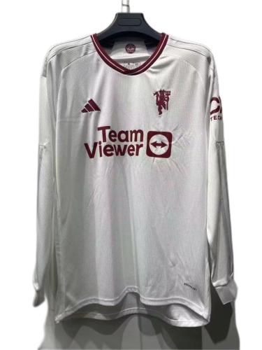 Manchester Utd 23/24 Third White Long Jersey