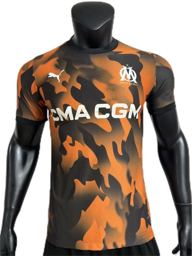 Marseilles 23/24 Third Black/Orange Jersey(Player)